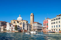 Historische Gebäude am Canal Grande in Venedig von Rico Ködder