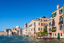 Historische Gebäude am Canal Grande in Venedig von Rico Ködder