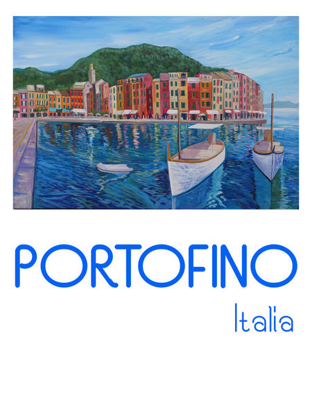 Portofino-italia-retro-poster