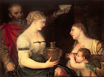 Allegory of Married life depicting the Gods Vesta von Alessandro Varotari