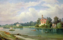 A View of Pope's House and Radnor House at Twickenham  von Alexandre le Bihan
