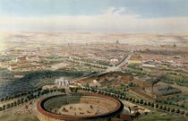 Aerial View of Madrid from the Plaza de Toros by Alfred Guesdon