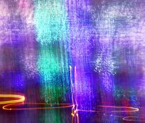 Abstract painting with light creates colorful patterns