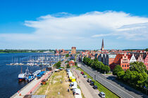 Blick auf den Stadthafen in Rostock by Rico Ködder