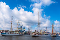 Segelschiffe auf der Hanse Sail in Rostock by Rico Ködder