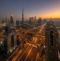Dubai Skyline by Achim Thomae