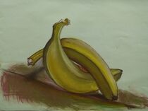 Kuschelnde Bananen von Karen Klingner