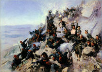 The Defence of the 'Eagle Aerie' on the Shipka in 1877 by Andrei Nikolaevich Popov