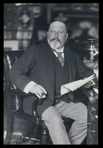 Portrait photograph of Edward VII  by W. and D. Downey