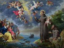 St. Anthony of Padua Preaching to the Fish  von Victor Wolfvoet