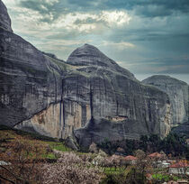 Cliff near Meteora by David Halperin
