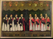 The Aldermen of 1644-45  von Antoine Durand