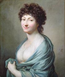 The Daughter: Portrait of Caroline Susanne Graff  von Anton Graff