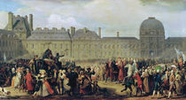 The Announcement of the signing of the Treaty of Versailles in 1783 von Anton van Ysendyck