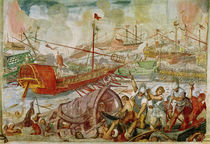 The Battle of Lepanto von Antonio Vassilacchi
