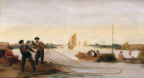 Two Fishermen Pulling in their Nets  von Arent Arentsz