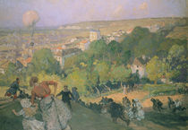 Balloon Landing at Pre St-Gervais by Auguste Lepere