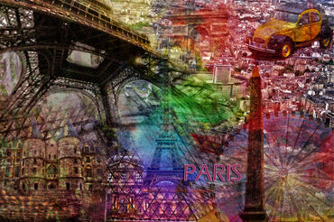 Paris-collage