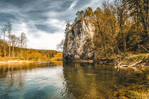 Der Amalienfelsen am Donauufer von mindscapephotos