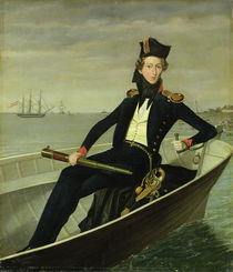 Portrait of a Young Danish Naval Officer by Bernhard Axel Bendixen