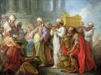 Solomon Before the Ark of the Covenant by Blaise Nicolas Le Sueur