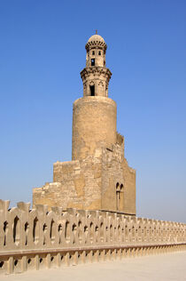 Minarett der Ibn Tulun Moschee in Kairo / Mosque of Ibn Tulun in Cairo von Berthold Werner