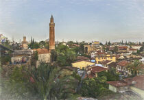 The Rooftops Of Antalya by Ian Lewis