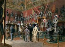 The first Armoury Room of the Ambraser Gallery in the Lower Belvedere von Carl Goebel