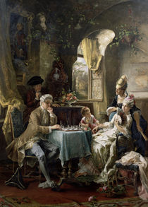 The Chess Players by Carl Herpfer