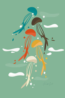  Jellyfish ascend the sky by imrikstudio