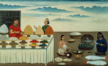Fish seller von Shiva Dayal Lal