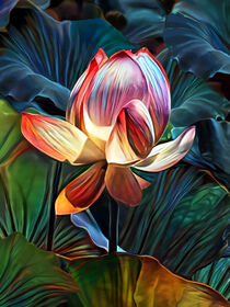 Lotus Flower by Artly Studio