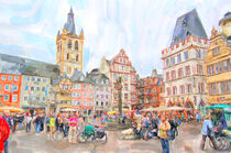 Altstadt vom Trier mit Marktplatz by havelmomente