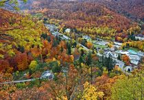 Bad Harzburg in prachtvollem Herbstlaub
