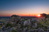 Sunset on mountain Walberla by raphotography88