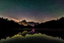 Night sky reflection in lake Urisee by raphotography88