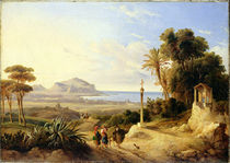 View of Palermo by Consalvo Carelli