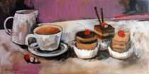 Kaffee mit Gebäck by Olga David