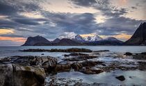 Mountainrow  from Lofoten islands by Stein Liland