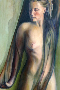 Transparency and Sensuality - composition in Green  von Byron Tik