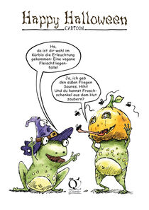 Happy Halloween Cartoon von Rupert Schneider