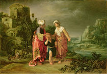 The Expulsion of Hagar von Pieter Lastman