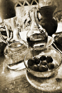 Les olives (sépia)