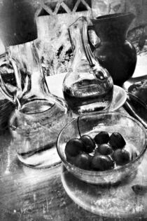 Les olives (noir et blanc) von Boris Selke