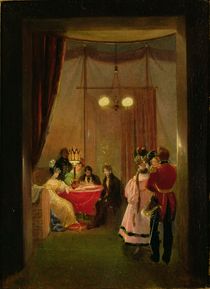 The Salon of Hortense de Beauharnais  by Pierre Felix Cottrau