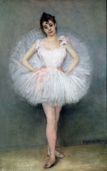 Portrait of a Young Ballerina  by Pierre Carrier-Belleuse
