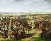 The French Army Pulling Down the Rosbach Column by Pierre Antoine Augustin Vafflard