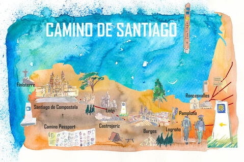Camino-santiago-st-jacques-james-travel-poster-favorite-map-pilgrimage-highlightsm