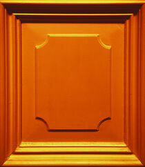 The golden orange wooden ornament von Ingo Menhard