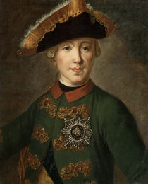 Portrait of Tsar Peter III  by Fedor Stepanovich Rokotov